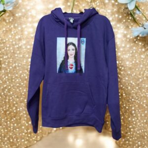 Bluza z kapturem - fiolet