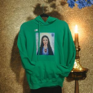 Bluza z kapturem - zielona