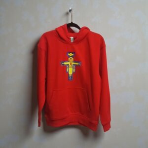 Bluza z kapturem z krzyżem miłości