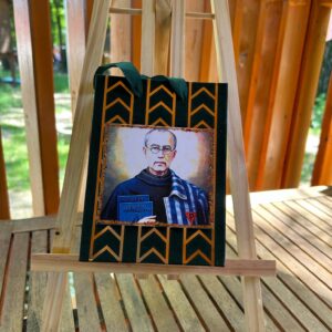 Mała  Prezentowa „Święty Maksymilian Maria Kolbe” (Ciemnozielono-Złota)