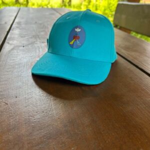Czapka z daszkiem z logo Wspólnoty MiMJ - turkus